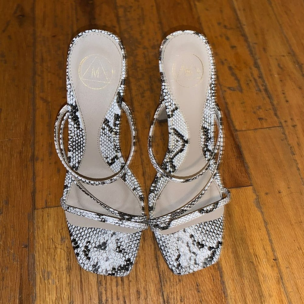Snakeskin heels